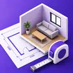 部屋のサイズ 平米数 畳数 坪計算 - RoomScale iOS Icon
