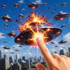 UFO シューター - ARで撃墜せよ iOS Icon