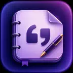 Quotes Notes AI iOS Icon