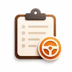 Driving Hours Tracker & Logger iOS Icon