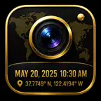Photo Timestamp: GPS Date Time iOS Icon