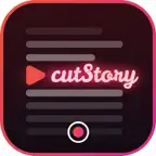 CutStory: Teleprompter Video iOS Icon