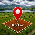 LotLine: GPS Land Area Measure iOS Icon
