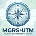 MGRS & UTM GPS Maps PRO iOS Icon