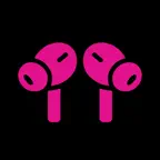 Pink Beat: Audio Journal iOS Icon