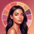 Aura Glow: AI Color Analysis iOS Icon