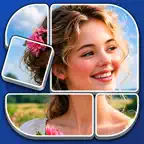 Jigsaw Cards: Drop & Match iOS Icon