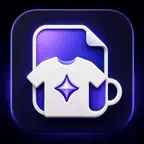 AI Print On Demand Designer iOS Icon