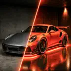 AI Car Design: Car Editor iOS Icon