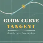 Glow Curve Tangent Icon