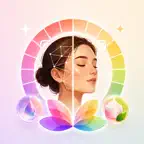 Color Analysis Skincare: Hueva iOS Icon