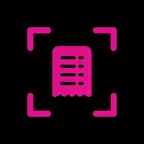 Pink Coin: Receipt Scanner iOS Icon