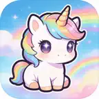 Unicorn Coloring Book for Kids iOS Icon
