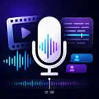 Recapio - Audio Video to Text iOS Icon