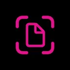 Pink Lens: Text Scanner iOS Icon