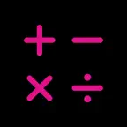 Pink Count: Mental Math iOS Icon