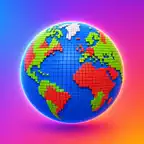 Terragrid - World Map Tracker iOS Icon