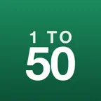 1 to 50: Number Rush iOS Icon