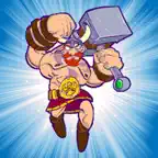 Barbarian Warrior vs Zombie Defense ACT TD - Hammer of Thor iOS Icon