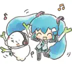 Hatsune Miku  Sirotan Stickers iOS Icon