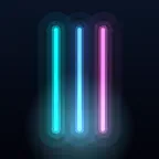 Laser Harp: Light Synth iOS Icon