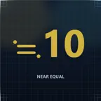 ≒10 - Mental Math Puzzle iOS Icon