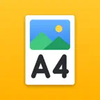 Fit to A4 icon