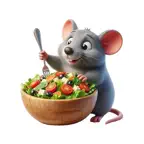Salad Rat Stickers Icon