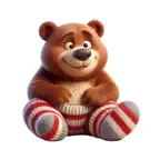 Woolly Socks Bear Stickers Icon