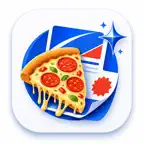 AI Pizza Promo Flyer Maker iOS Icon