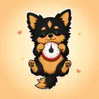 Cute Dog Timer iOS Icon