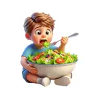 Salad Boy Stickers Icon