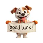 Good Luck Puppy Stickers Icon