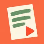 Teleprompter Script iOS Icon