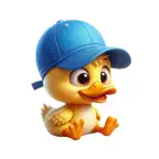 Baseball Cap Duckling Stickers Icon