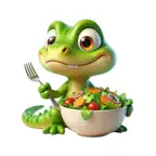 Lizard Salad Stickers Icon