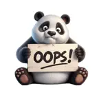 Oops Panda Stickers Icon