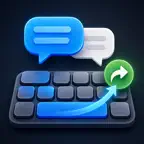 Phrase Keyboard: KeyBurst iOS Icon