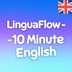 Lingua Flow: 10 Minute English iOS Icon