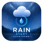 Rain Weather Radar Countdown iOS Icon