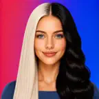 Hairstyle Try On: Hair Muse AI iOS Icon