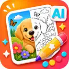 PicColor AI: Coloring Page iOS Icon