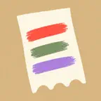 Color Time Receipt iOS Icon
