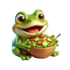 Salad Frog Stickers Icon