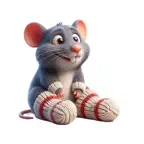 Rat Socks Stickers Icon