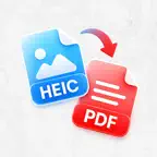 HEIC to PDF Converter App iOS Icon