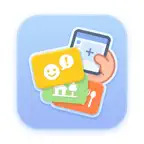 かんたん絵カードメーカー｜スケジュール｜絵カード｜視覚支援 iOS Icon