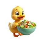 Salad Duckling Stickers Icon