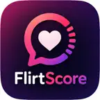 FlirtScore: AI Chat Analyzer iOS Icon