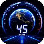 3D Earth Maps: GPS Speedometer iOS Icon